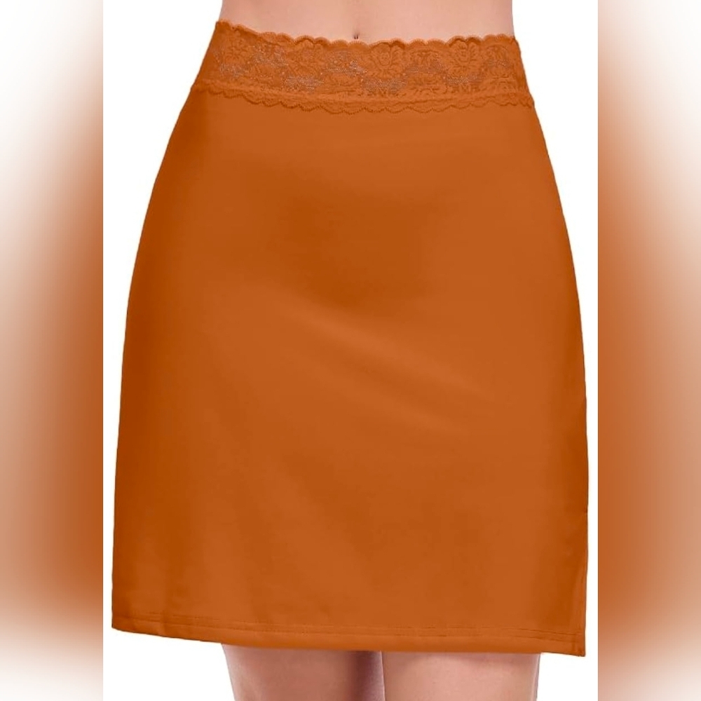 Mancyfit Half Slip Underskirt Short Mini Skirt (3XL)